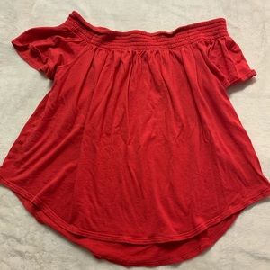 Express off the shoulder shirt